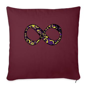 Love By The Sun Dream By The Moon Boho Gift - Sofa pillowcase 17,3'' x 17,3'' (45 x 45 cm) - burgundy - Front