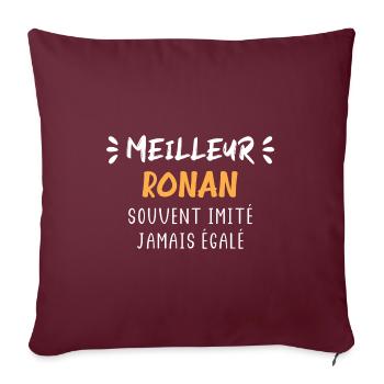 Souvent imité meilleur RONAN - Housse de coussin décorative 45 x 45 cm - bordeaux - Devant