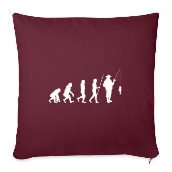 Angler Evolution - Sofakissenbezug 45 x 45 cm - Burgunderrot - Vorne