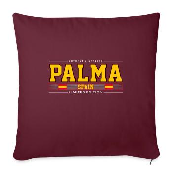 Palma - Sofakissenbezug 45 x 45 cm - Burgunderrot - Vorne