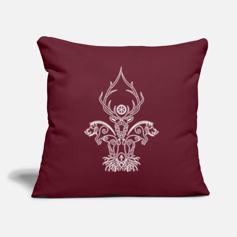 Fleur de lys Gauloise Housse de coussin décorative 45 x 45 cm