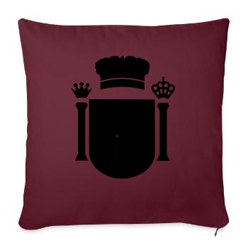 España escudo de armas coat of arms - Sofakissenbezug 45 x 45 cm - Burgunderrot - Vorne