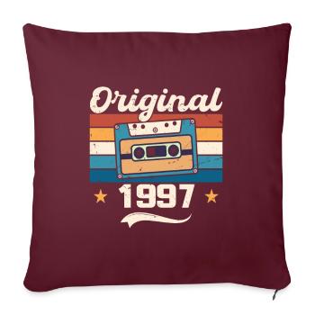 Né Cadeau Original 1997 Idée Cadeau 1997 - Housse de coussin décorative 45 x 45 cm - bordeaux - Devant