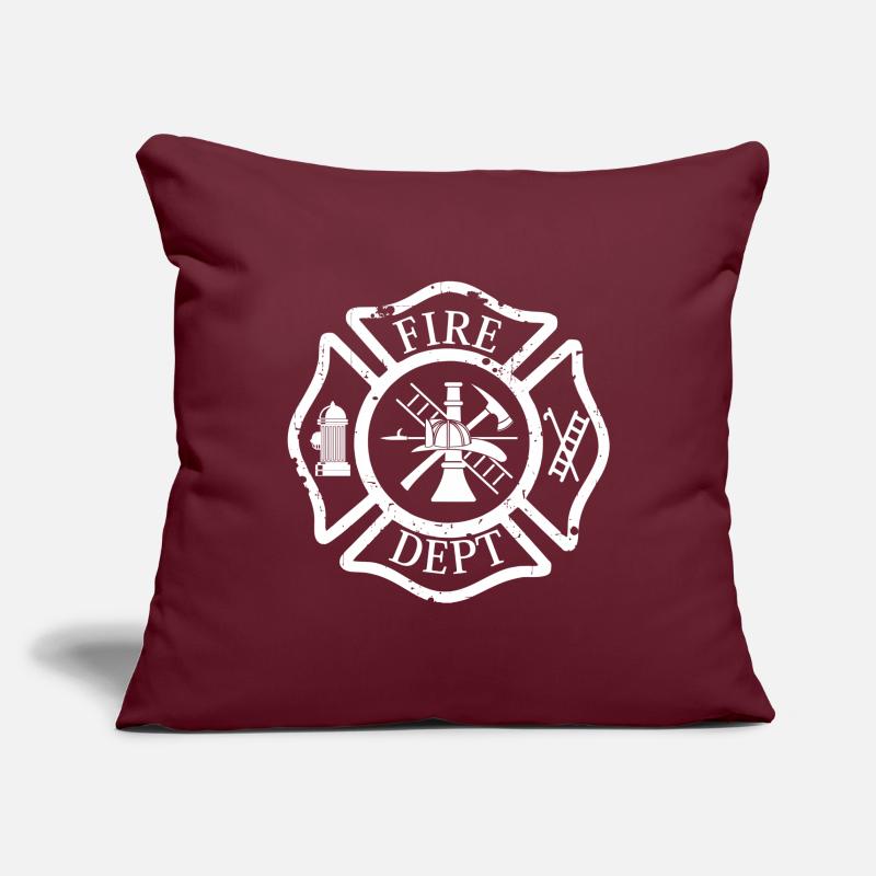 Fire Dept graphic Sofa pillowcase 17,3'' x 17,3'' (45 x 45 cm)