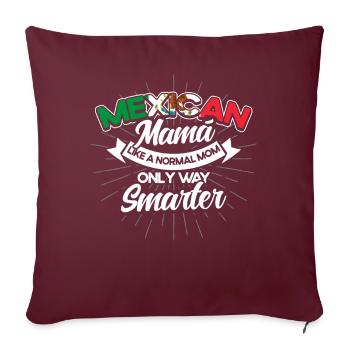 Mexique Mexican Roots Cadeau - Housse de coussin décorative 45 x 45 cm - bordeaux - Devant