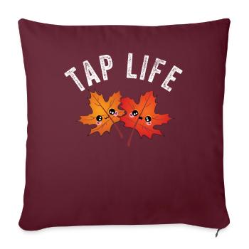 Ahornzapfer Sirup Männer Frauen Herbst - Sofakissenbezug 45 x 45 cm - Burgunderrot - Vorne