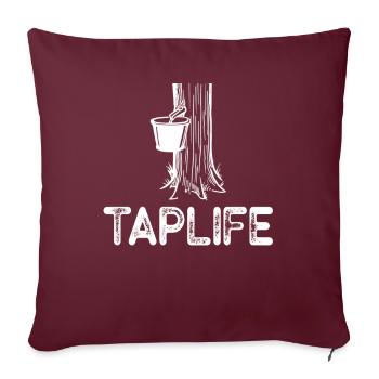 Ahornzapfer Sirup Männer Frauen Herbst - Sofakissenbezug 45 x 45 cm - Burgunderrot - Vorne