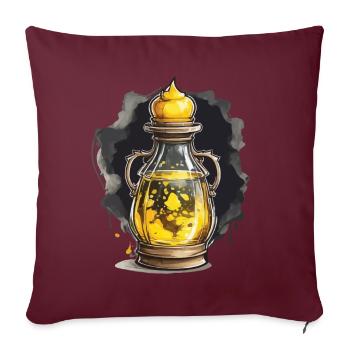 Ästhetisches Zaubertrank Gaming Design Ikonische - Sofakissenbezug 45 x 45 cm - Burgunderrot - Vorne