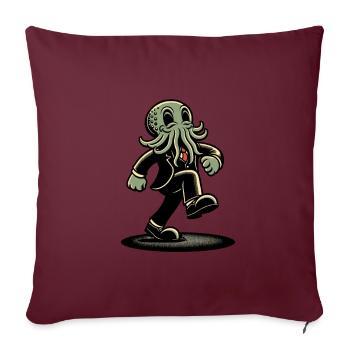 Drôle Cthulhu Politicien Drôle Cthulhu - Housse de coussin décorative 45 x 45 cm - bordeaux - Devant