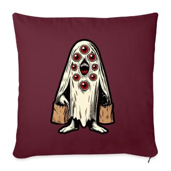 Gespenstische Party Trick Or Treat Halloween - Sofakissenbezug 45 x 45 cm - Burgunderrot - Vorne