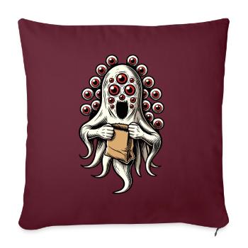 Gespenstische Party Lustiges Halloween Streetwear - Sofakissenbezug 45 x 45 cm - Burgunderrot - Vorne