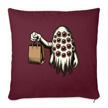 Gespenstische Party Trick Or Treat Halloween - Sofakissenbezug 45 x 45 cm - Burgunderrot - Vorne