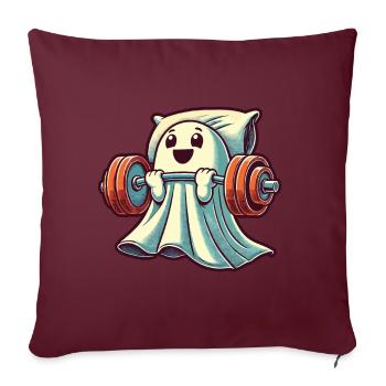 Fun gym Entraînement Renforcement musculaire - Housse de coussin décorative 45 x 45 cm - bordeaux - Devant