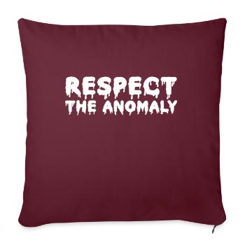 Enquêteur paranormal Chasse aux fantômes - Housse de coussin décorative 45 x 45 cm - bordeaux - Devant