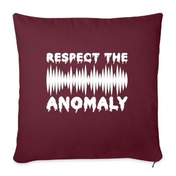 Enquêteur paranormal Chasse aux fantômes - Housse de coussin décorative 45 x 45 cm - bordeaux - Devant
