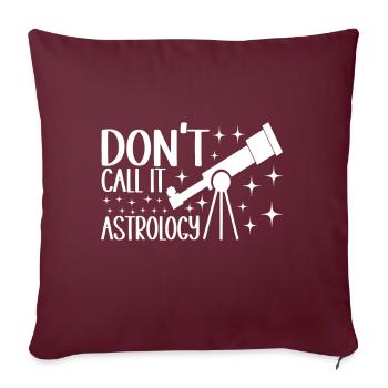 Astronom Astronomie - Sofakissenbezug 45 x 45 cm - Burgunderrot - Vorne