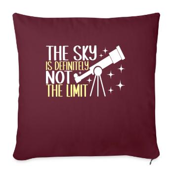 Astronom Astronomie - Sofakissenbezug 45 x 45 cm - Burgunderrot - Vorne