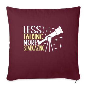 Astronom Astronomie - Sofakissenbezug 45 x 45 cm - Burgunderrot - Vorne
