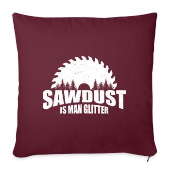 Carpenter & Carpenter Carpenter Cadeaux - Housse de coussin décorative 45 x 45 cm - bordeaux - Devant