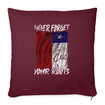 Chili - Housse de coussin décorative 45 x 45 cm - bordeaux - Devant