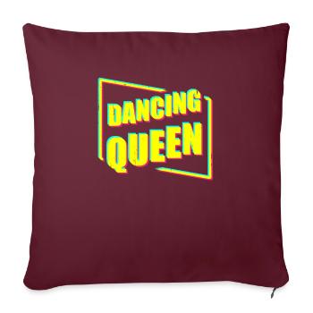 Dancing Queen - Sofakissenbezug 45 x 45 cm - Burgunderrot - Vorne