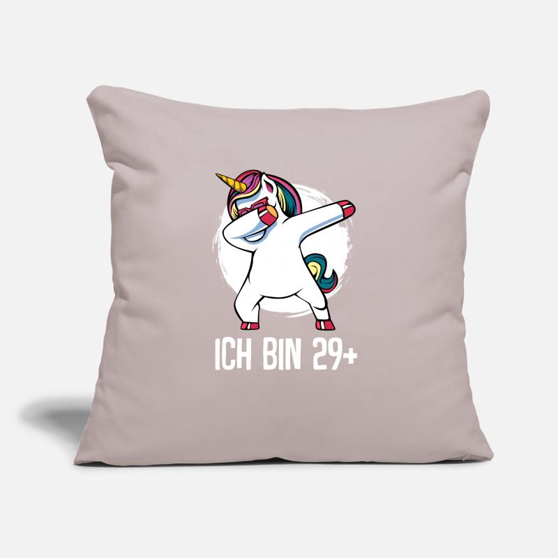 Ich Bin 29+ Plus 30. Geburtstag Geschenk Einhorn Sofakissenbezug 45 x 45 cm