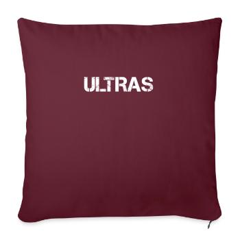 Ultras - Sofakissenbezug 45 x 45 cm - Burgunderrot - Vorne