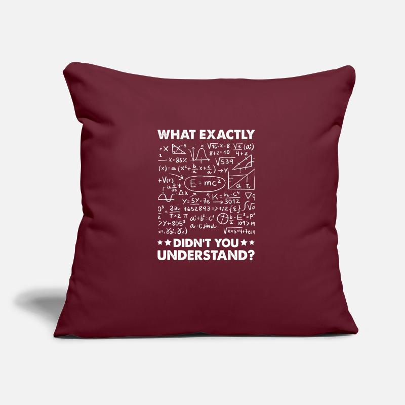 Mathematics Physics Design Sofa pillowcase 17,3'' x 17,3'' (45 x 45 cm)