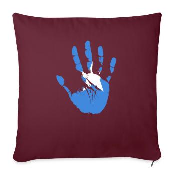 Somalia - Sofakissenbezug 45 x 45 cm - Burgunderrot - Vorne