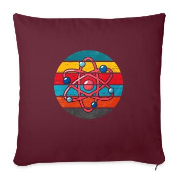 Science - Housse de coussin décorative 45 x 45 cm - bordeaux - Devant