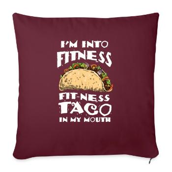 Taco Tuesday Torero Salsa Latino Mexikanisch Nacho - Sofakissenbezug 45 x 45 cm - Burgunderrot - Vorne