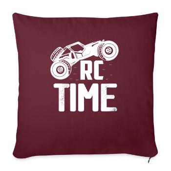 RC Time Télécommande Modèle De Voiture - Housse de coussin décorative 45 x 45 cm - bordeaux - Devant