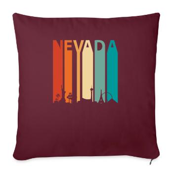 Nevada wurzel geschenk - Sofakissenbezug 45 x 45 cm - Burgunderrot - Vorne