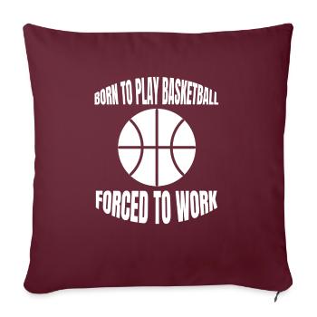 Basketball Basketball Lovers Basketball Club - Housse de coussin décorative 45 x 45 cm - bordeaux - Devant