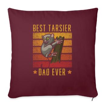 Bester Tarsier Dad jemals Big Eyes Trees Tierliebhaber - Sofakissenbezug 45 x 45 cm - Burgunderrot - Vorne