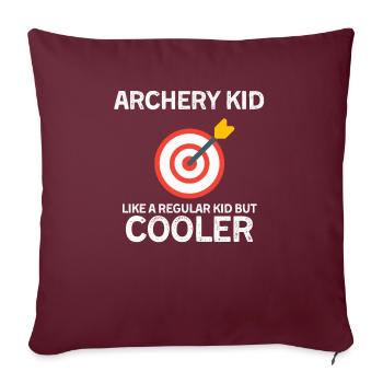 Cool Archery DesignArcher Men Women Arching Sports - Sofakissenbezug 45 x 45 cm - Burgunderrot - Vorne