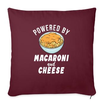 Snack Cheese Lover Cheese Gift - Housse de coussin décorative 45 x 45 cm - bordeaux - Devant