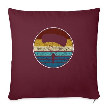 parachute - Housse de coussin décorative 45 x 45 cm - bordeaux - Devant