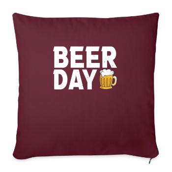 Beer Drinker Beer Gifts - Sofa pillowcase 17,3'' x 17,3'' (45 x 45 cm) - burgundy - Front