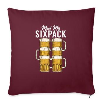 Beer Drinker Beer Gifts - Sofa pillowcase 17,3'' x 17,3'' (45 x 45 cm) - burgundy - Front