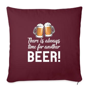 Beer Drinker Beer Gifts - Sofa pillowcase 17,3'' x 17,3'' (45 x 45 cm) - burgundy - Front