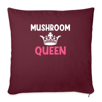 Fungi Hunter Mushroom Hunter Cadeaux - Housse de coussin décorative 45 x 45 cm - bordeaux - Devant