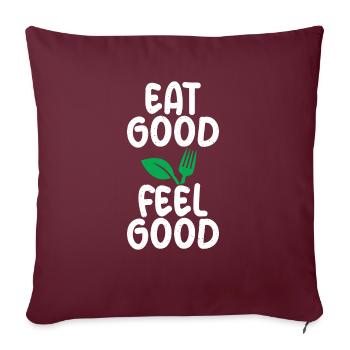Vegetable Lover Vegetarian Gifts - Sofa pillowcase 17,3'' x 17,3'' (45 x 45 cm) - burgundy - Front