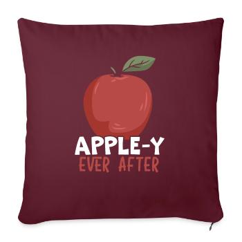 Équipe de cueillette de pommes Apple Fruit Lover Apple - Housse de coussin décorative 45 x 45 cm - bordeaux - Devant