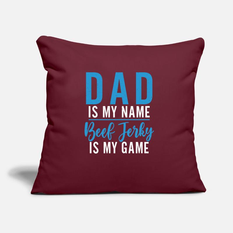 Beef Jerky Gift Beef Jerky Lover Housse de coussin décorative 45 x 45 cm
