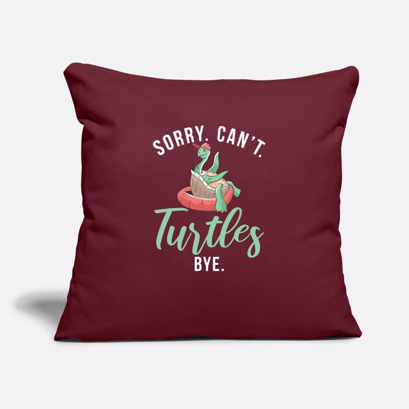 Turtle Owner Gift Turtle Lover Sofa pillowcase 17,3'' x 17,3'' (45 x 45 cm)
