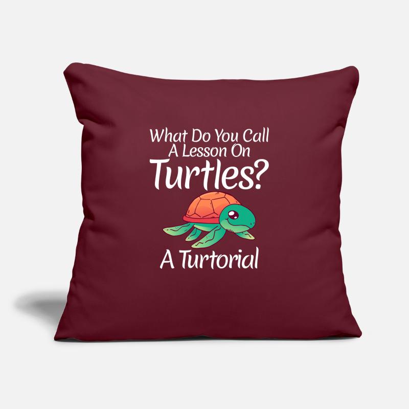 Turtle Owner Gift Turtle Lover Sofa pillowcase 17,3'' x 17,3'' (45 x 45 cm)