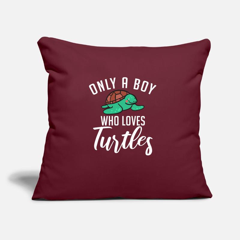 Turtle Owner Gift Turtle Lover Sofa pillowcase 17,3'' x 17,3'' (45 x 45 cm)