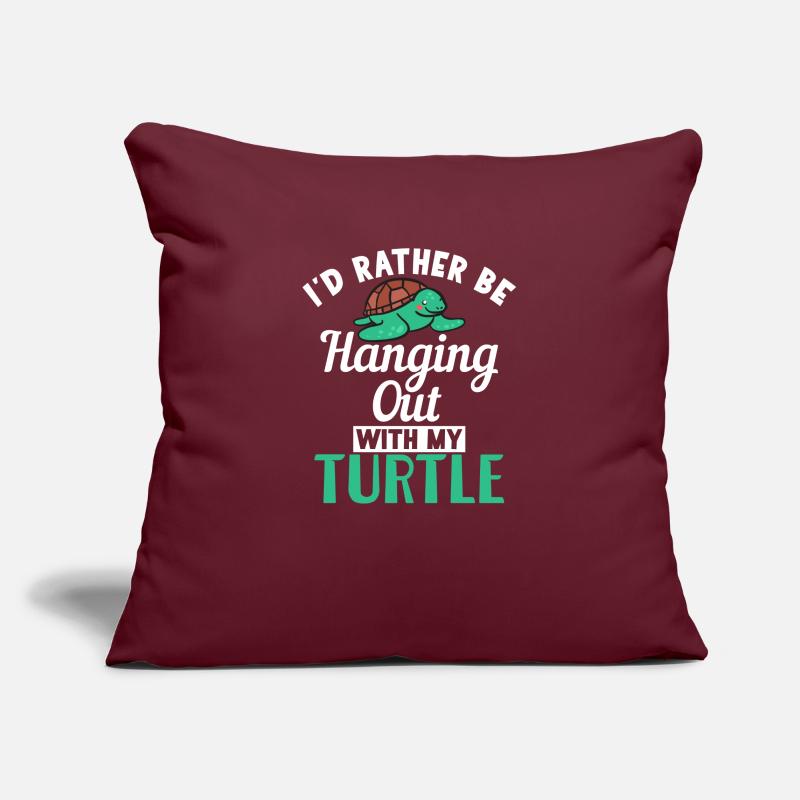Turtle Owner Gift Turtle Lover Sofa pillowcase 17,3'' x 17,3'' (45 x 45 cm)