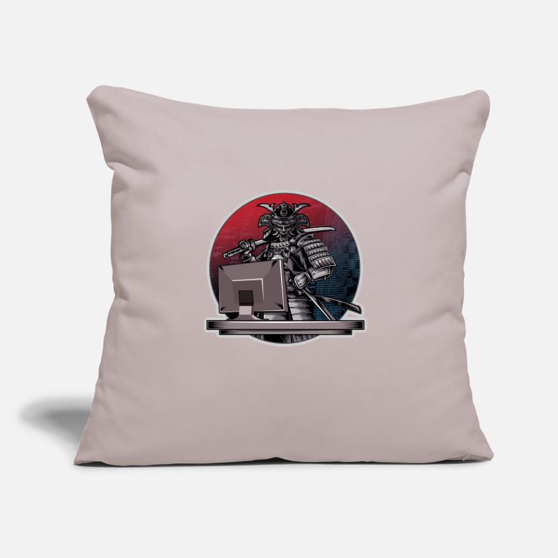 Programmierer Samurai - Warrior Computer - Entwickler Sofakissenbezug 45 x 45 cm